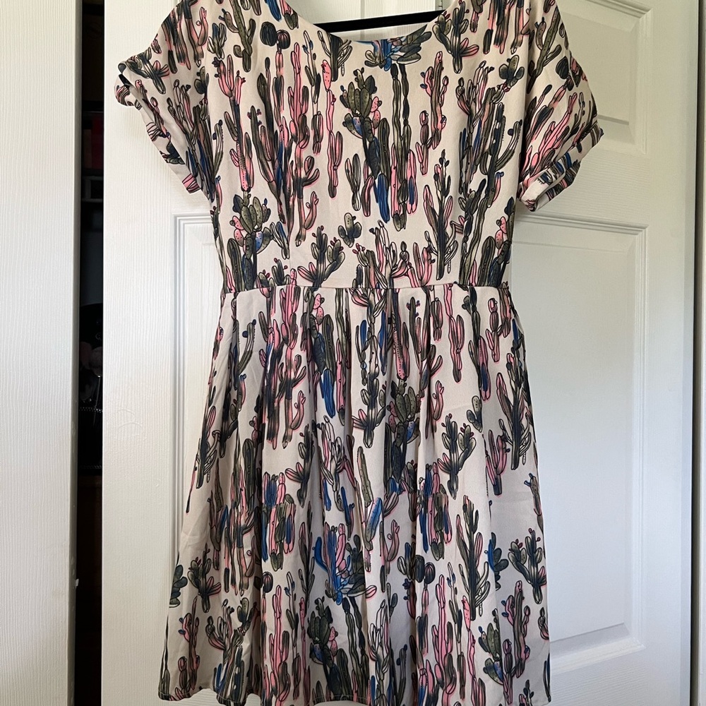 Vintage cactus dress